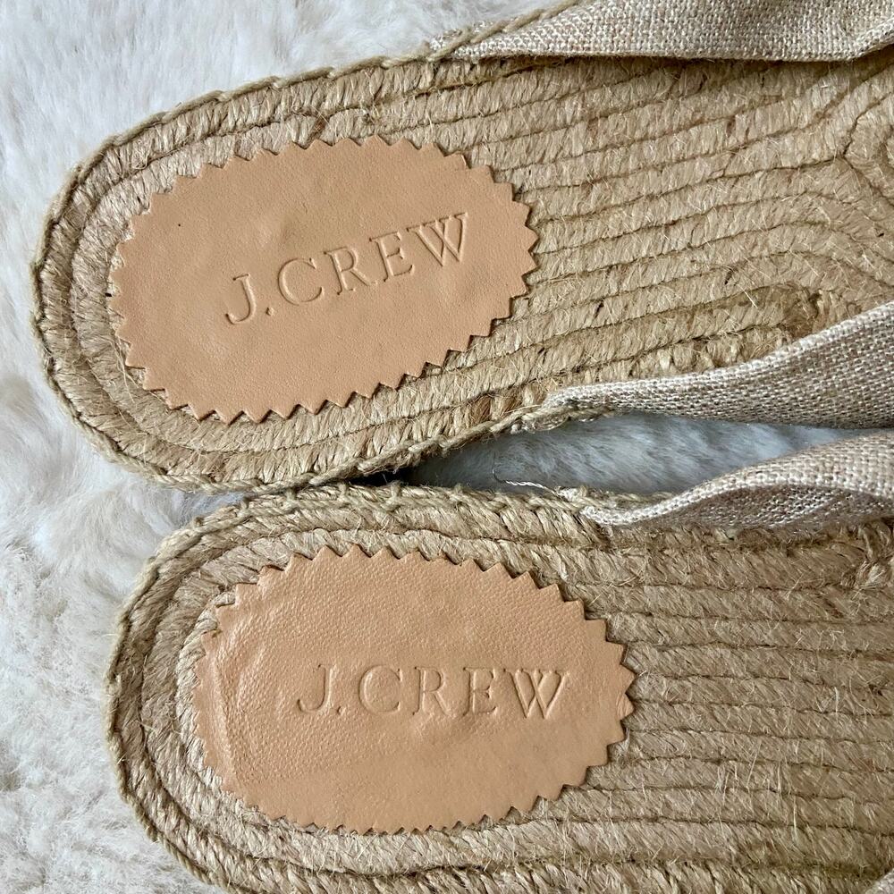 J. Crew METALLIC KNOTTED ESPADRILLES - Picture 4 of 8